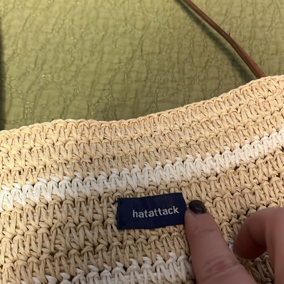 Hat Attack Raffia Bag - Picture 4 of 5